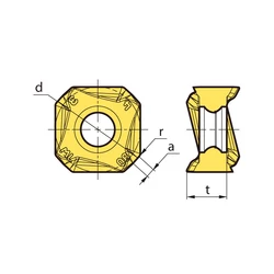 Kép 2/2 - SAGX 140808ANER ML marólapka