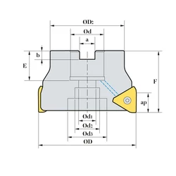 Kép 2/2 - TPMCM 100R-32-10-TN16 feltűzhető sarokmaró