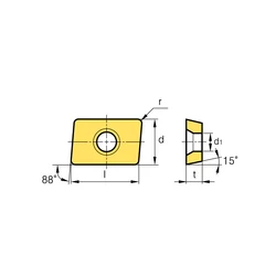 Kép 2/2 - ADKA 150308TR CN30 marólapka
