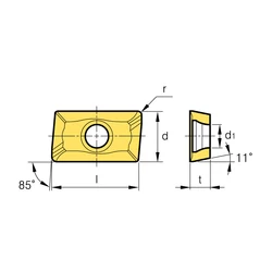 Kép 2/2 - APKT 1604☐☐ marólapka