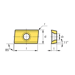 Kép 2/2 - APKT 1035☐☐ MA marólapka