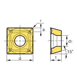Kép 2/2 - SDET 09M402R MA marólapka