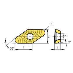 Kép 2/2 - VCKT 220530N MA H01 marólapka