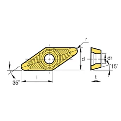 Kép 2/2 - VDKT 11T210N MA H01 marólapka