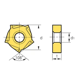 Kép 2/2 - PNEJ1245N PC5300 marólapka