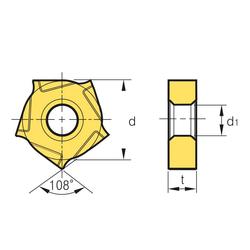 Kép 2/2 - PNEJ1245N PC230 marólapka