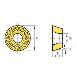 Kép 2/2 - RPMT 0803M0S MM marólapka