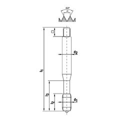 Imagine 2/2 - Menetfúró M3~M10 6HX 7263/69 gépi egyenes hornyú