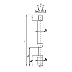 Imagine 2/2 - Menetfúró M2~M10 2-6H 7410 gépi egyenes hornyú