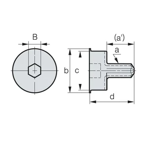 CBP125-MM-1 Hűtő csavar