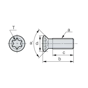 PTMA0404F Csavar
