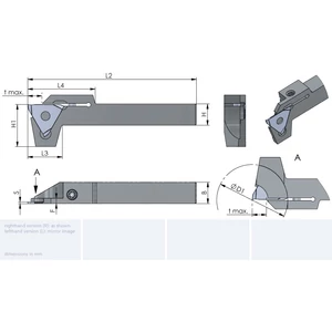L.0.736.1616-D leszúrókés 16x16x95