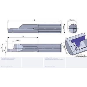L610.2008-30/CN45F Ultramini keményfém homlokbeszúró betét