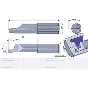 L010.1008-10/CN45F Ultramini keményfém homlokbeszúró betét