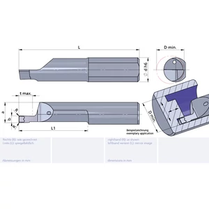R010P2008-20/AL41F Ultramini keményfém homlokbeszúró betét