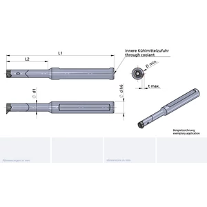 608.0127.1HM Minicut keményfém furatkés tartó