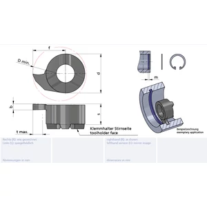 LS014.0300/K10F Minicut keményfém beszúró furatkés betét