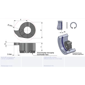 LS016.0215/K10F Minicut keményfém beszúró furatkés betét