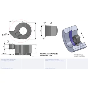 LS11.198.02/AL41F Minicut keményfém beszúró furatkés betét