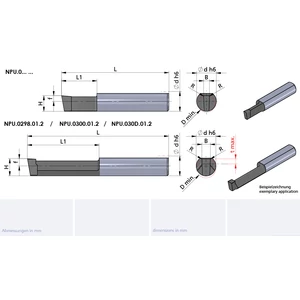 NPU.0398.01.1/AL41F üregelő betét Dmin = 7 mm