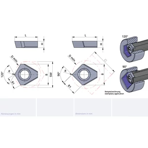 NPV.SW20.32/AL41F hatszög üregelő lapka SW 20 - 32