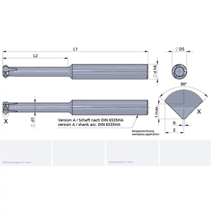 MA8.4545.02-35/AL41 keményfém élletörő maró