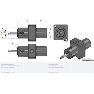 UMHB-RH1228CT20 Ultramini furatkés tartó hosszesztergához Tornos CT20