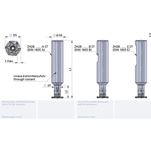 ZH28.2014.35.B.ST cserélhetőfejes acél marószár HB