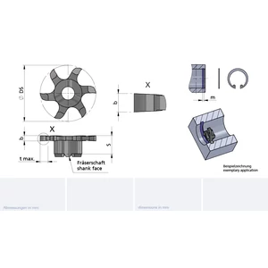 Z618.0110.00/AL41F B=1.21 cserélhető beszúrófej