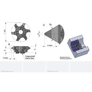Z610.0510.01/AL41F M12 p=1.0-1.75 belső cserélhető menetmarófej