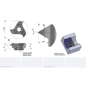 Z18.1630.02/AL41F M27 p=3.00 belső cserélhető menetmarófej