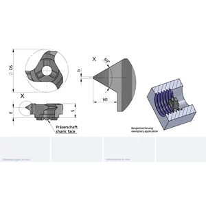 Z22.1020.02/AL41F M27 p=2.00 belső cserélhető menetmarófej