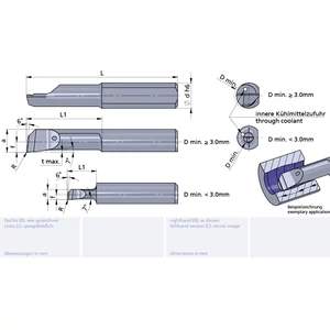 LX050.2-10R15/P18C Ultramini keményfém furatkés betét
