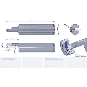 R003.0070-10/AL41F Ultramini keményfém beszúró furatkés betét