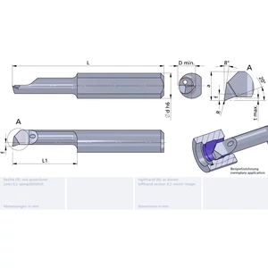 LP55.5-35/P04C Ultramini carbide boring insert