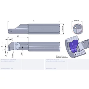 LP50.7-50C/P04C Ultramini carbide boring insert