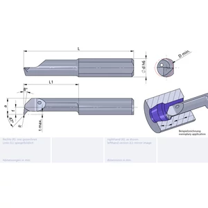 RP47T5-15/P04C Ultramini carbide boring insert