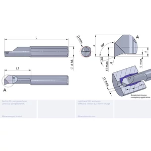 RP90.3-10/P04C Ultramini carbide boring insert