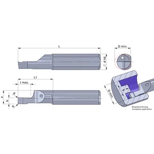 L51PM1008-20/P04C Ultramini keményfém homlokbeszúró betét