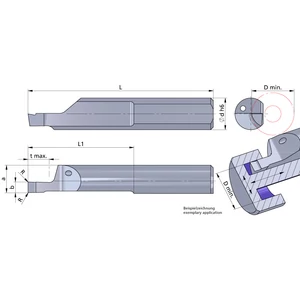 R62PM2506-20/P04C Ultramini keményfém homlokbeszúró betét