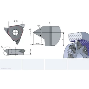 514.1020.01 ISO metric menetmaró lapka