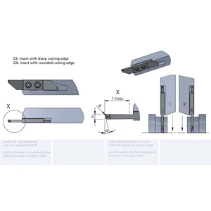 LZW1A.201015GX/K10F esztergalapka hosszesztergához