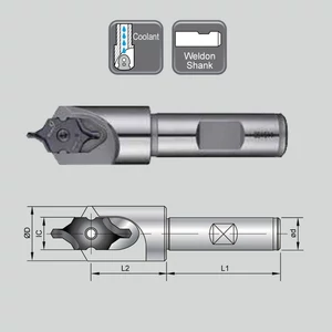 J 99616-IC25-25F SB25-IC25F weldon szárú váltólapkás központfúró