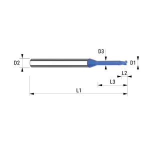 57110012 D1 Z2 NanoCon HA keményfém maró