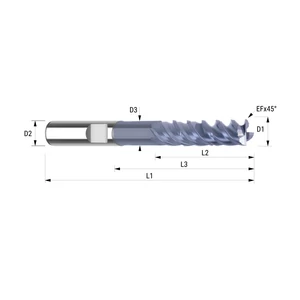 59506000 D6 Z4 Varocon HA keményfém maró