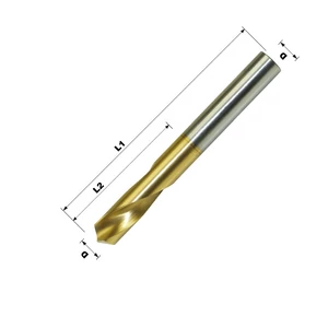 NC központfúró 1360 TiN HSS-Co5 120°